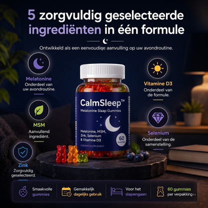 CalmSleep™ - Melatonine Slaap Gummies