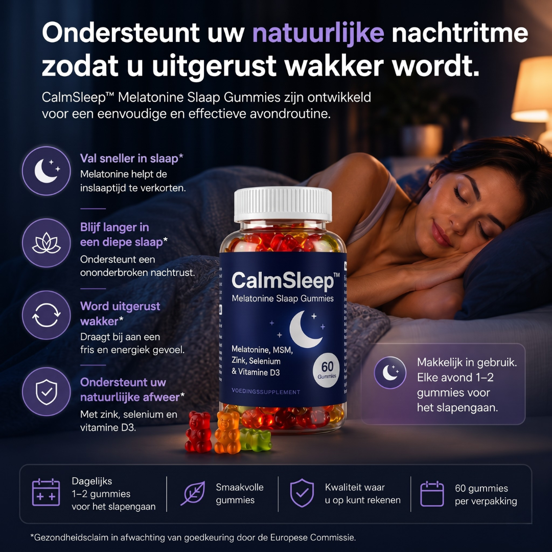 CalmSleep™ - Melatonine Slaap Gummies