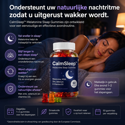 CalmSleep™ - Melatonine Slaap Gummies