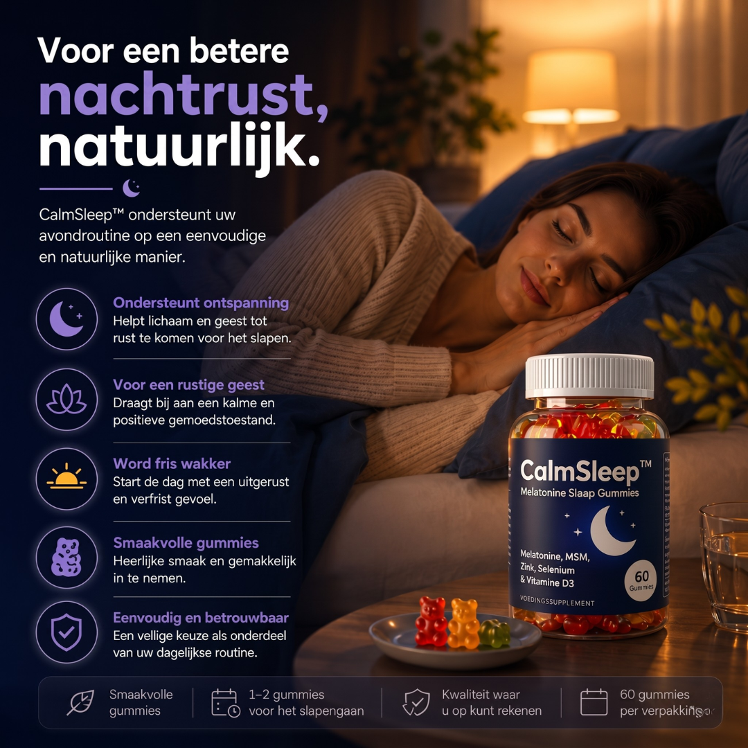 CalmSleep™ - Melatonine Slaap Gummies